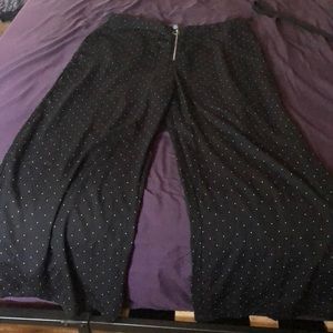 Forever 21+ black polka dot pants